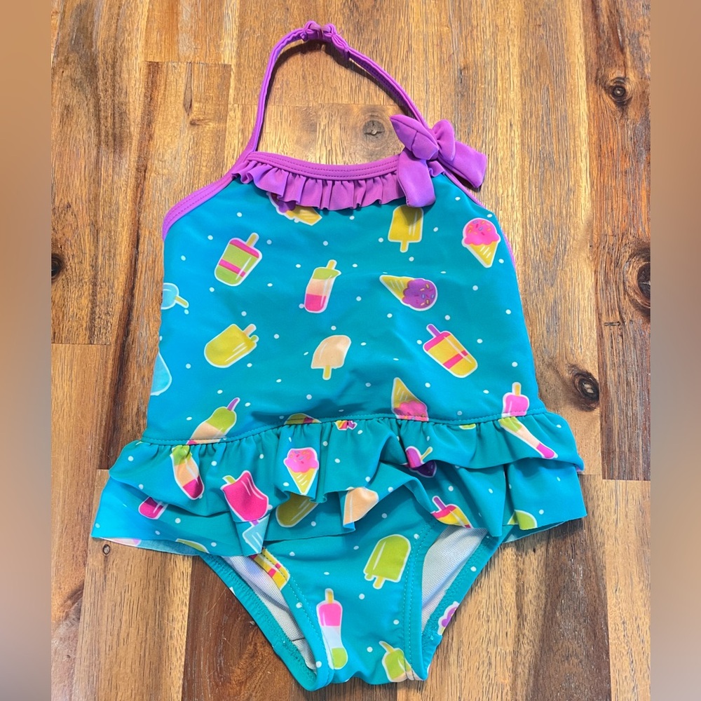 Joe Boxer Teal Popsicle Kids One Piece